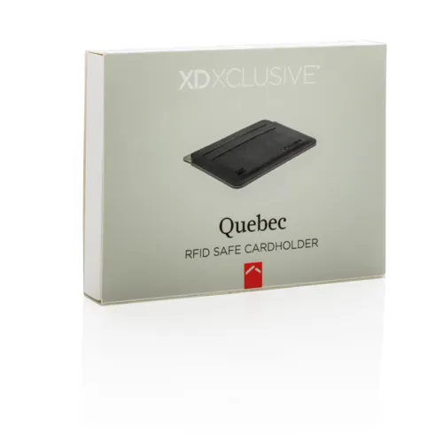 Quebec RFID kártyatartó Fekete 
