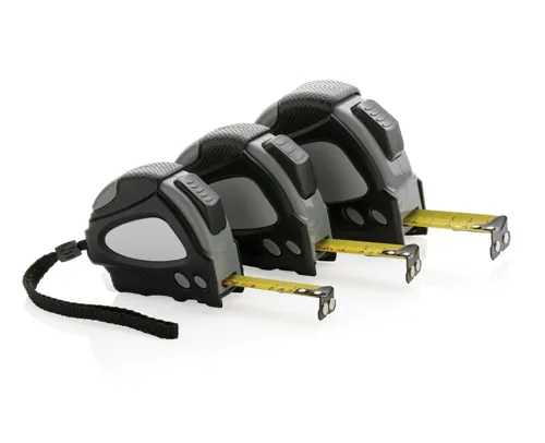RCS újrahaszn. műanyag automata mérőszalag 3 m/16mm Fekete 
