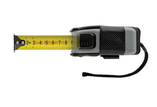 RCS újrahaszn. műanyag automata mérőszalag 8 m/25mm Fekete 