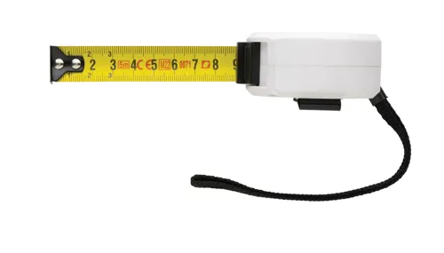 RCS újrahaszn. műanyag bambusz mérőszalag 5 m/19mm Fehér 