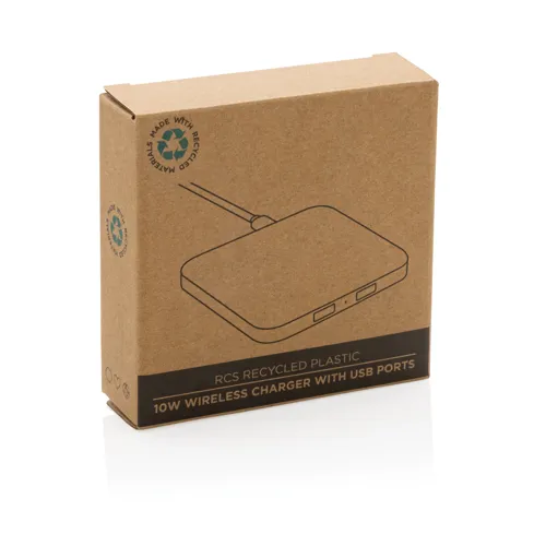 RCS újrahasznosított műanyag 10W vezeték nélküli USB port Fehér 