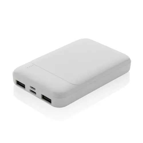 RCS újrahasznosított műanyag 5000 mAh powerbank Fehér 