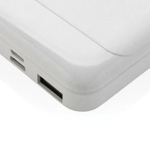 RCS újrahasznosított műanyag 5000 mAh powerbank Fehér 