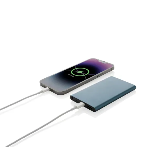 RCS újrahasznosított műanyag/alumínium 4000 mAh powerbank Kék 