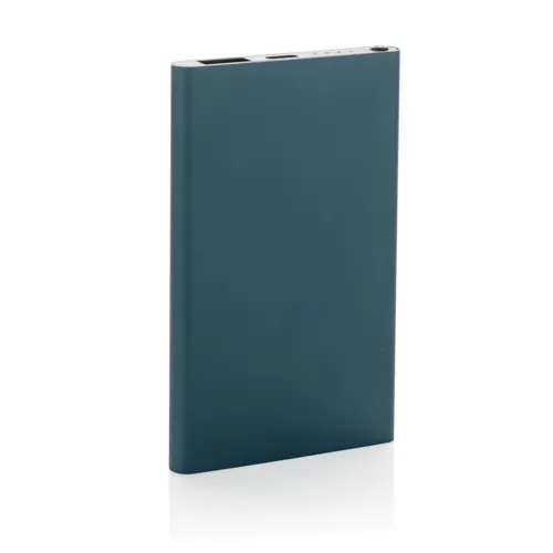 RCS újrahasznosított műanyag/alumínium 4000 mAh powerbank Kék 