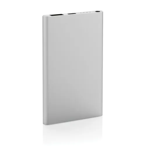 RCS újrahasznosított műanyag/alumínium 4000 mAh powerbank Szürke 