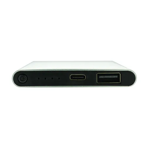 RCS újrahasznosított műanyag/alumínium 4000 mAh powerbank Szürke 