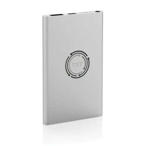 RCS újrahasznosított műanyag/alumínium 4000 mAh powerbank Szürke 