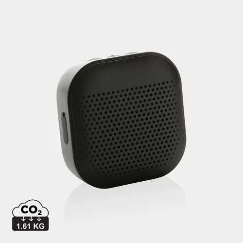 RCS újrahasznosított műanyag Soundbox 3W-os hangszóró Fekete 