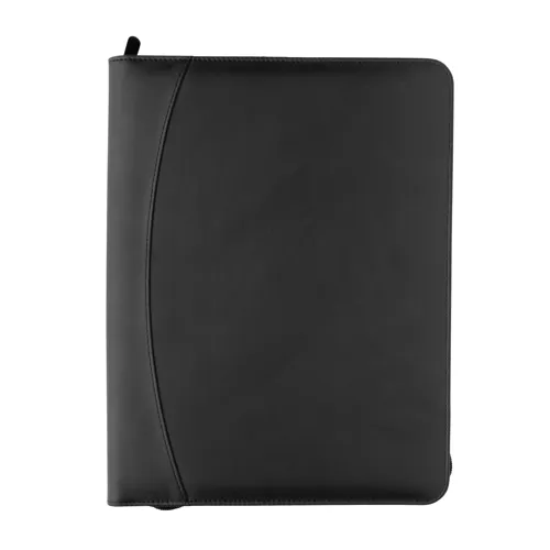 RCS újrahasznosított PU deluxe tech mappa cipzárral Fekete 
