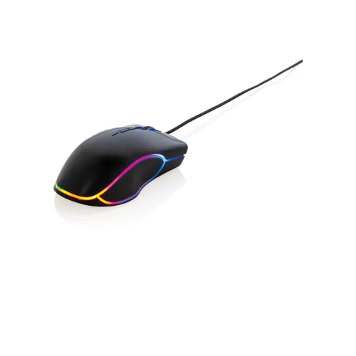 RGB gaming egér Fekete 