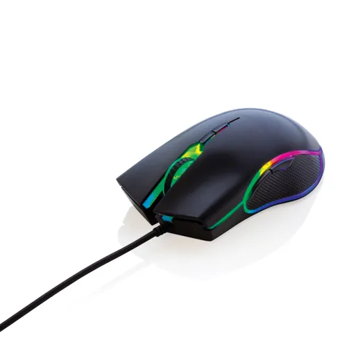 RGB gaming egér Fekete 