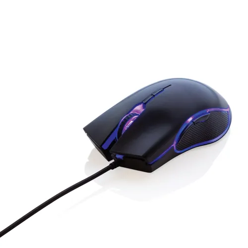 RGB gaming egér Fekete 