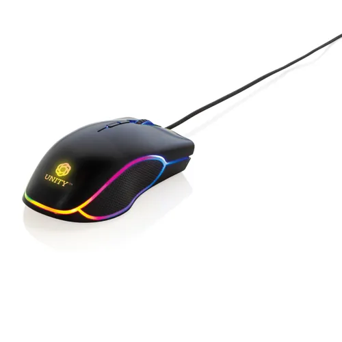 RGB gaming egér Fekete 