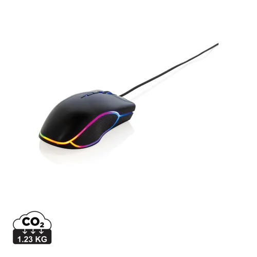 RGB gaming egér Fekete 