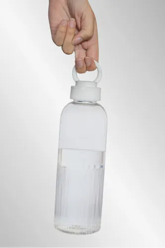 Ripple RCS RPET szivárgásmentes kulacs fogantyúval – 750 ml Fehér 