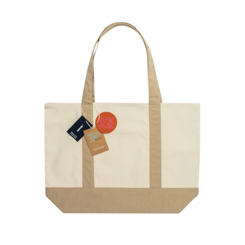 SHOP LOCAL AWARE™ újrahaszn. pamut tote táska (350 g/m²) Fehér 