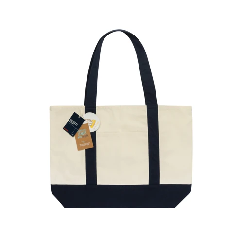 SHOP LOCAL AWARE™ újrahaszn. pamut tote táska (350 g/m²) Kék 