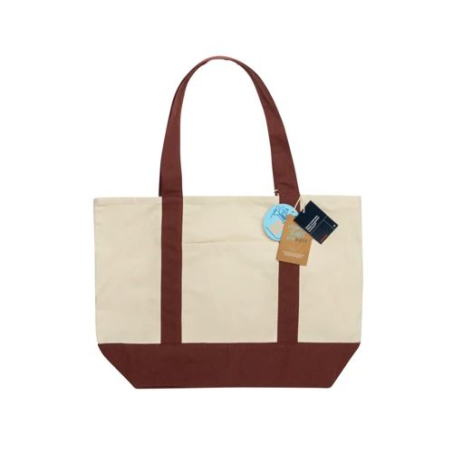 SHOP LOCAL AWARE™ újrahaszn. pamut tote táska (350 g/m²) Piros 