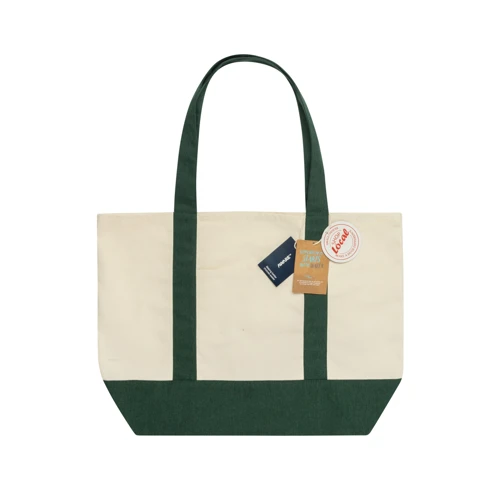 SHOP LOCAL AWARE™ újrahaszn. pamut tote táska (350 g/m²) Zöld 