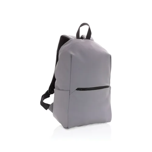 Sima PU 15.6"-es laptop hátizsák Szürke 