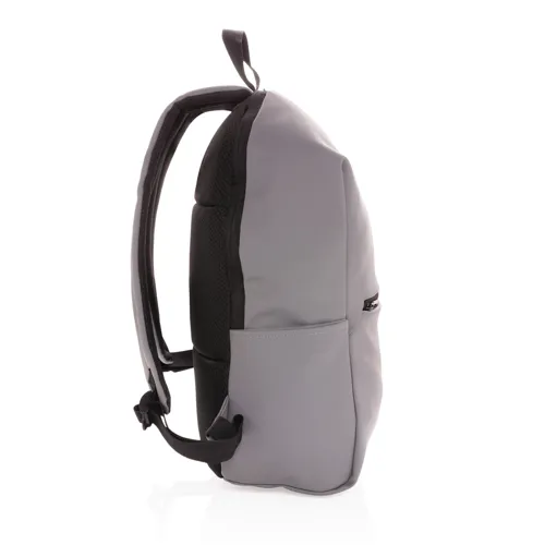 Sima PU 15.6"-es laptop hátizsák Szürke 