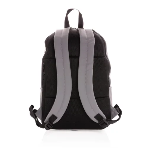 Sima PU 15.6"-es laptop hátizsák Szürke 