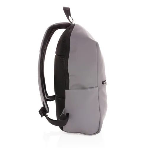 Sima PU 15.6"-es laptop hátizsák Szürke 