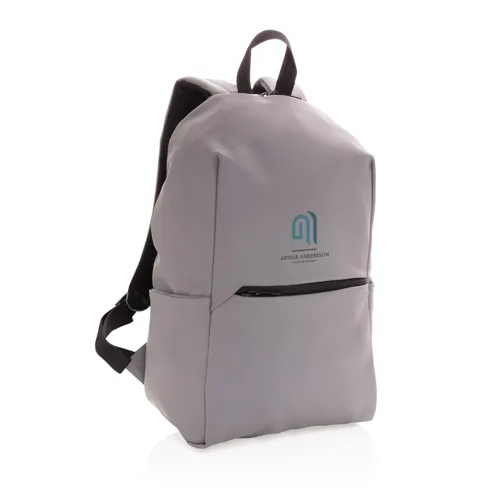 Sima PU 15.6"-es laptop hátizsák Szürke 