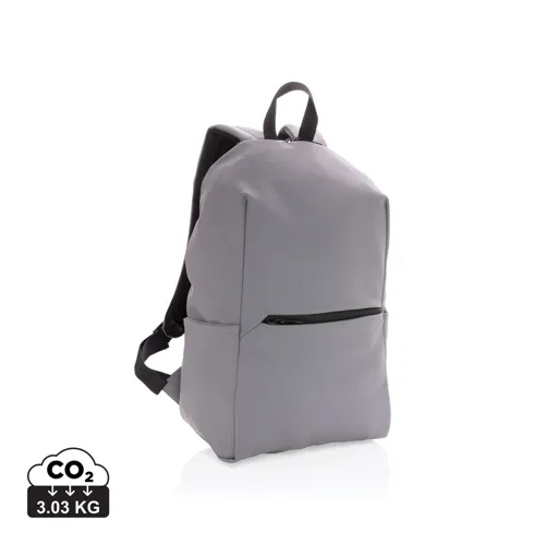 Sima PU 15.6"-es laptop hátizsák Szürke 