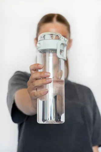 SipnLock RCS RPET szivárgásmentes sportkulacs – 800 ml Fehér 