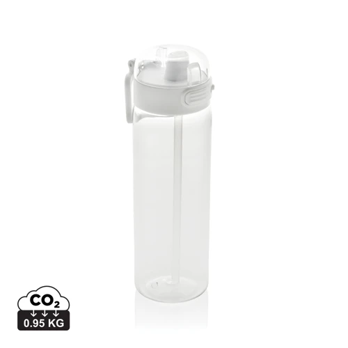 SipnLock RCS RPET szivárgásmentes sportkulacs – 800 ml Fehér 