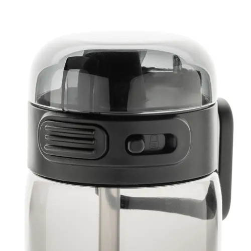 SipnLock RCS RPET szivárgásmentes sportkulacs – 800 ml Fekete 