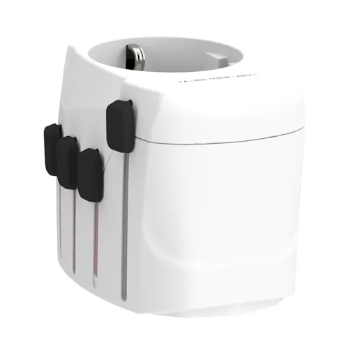 SKROSS Pro 3 pólusú világjáró adapter utazáshoz Fehér 