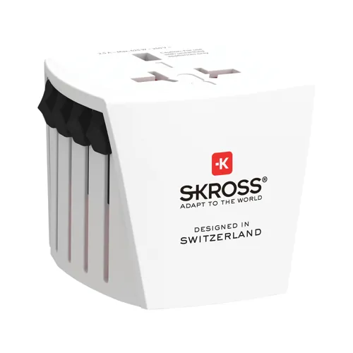 SKROSS világjáró adapterszett utazáshoz MUV Micro Fehér 