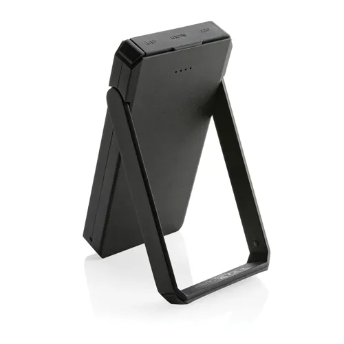 Skywave RCS újrah. műanyag napelemes powerbank, 10 000 mAh Fekete 