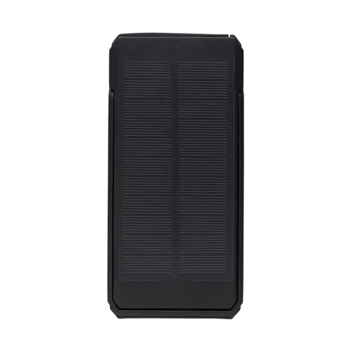 Skywave RCS újrah. műanyag napelemes powerbank, 10 000 mAh Fekete 
