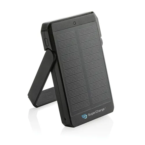 Skywave RCS újrah. műanyag napelemes powerbank 500 mAh 10W Fekete 