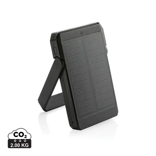 Skywave RCS újrah. műanyag napelemes powerbank 500 mAh 10W Fekete 