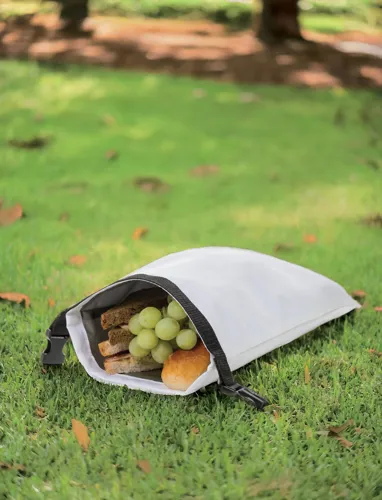 Snackstrap AWARE™ RPET összecsukható ebédtáska, 30 x 20 cm Fehér 