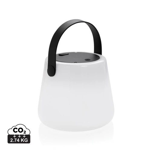 SolarGlow RCS újrah. műanyag USB újratölthető kültéri lámpa Fehér 