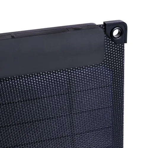 Solarpulse újrahasznosított műanyag hordozható napelem, 10W Fekete 