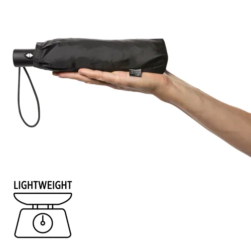 SP Aware™ RPET ultrakönnyű automata 20,5"-es esernyő Fekete 