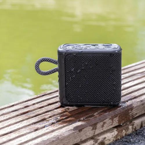 Splash IPX6 vízállóságú 3W-os hangszóró Fekete 
