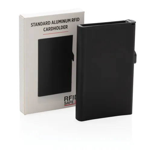 Standard alumínium RFID kártyatartó Fekete 
