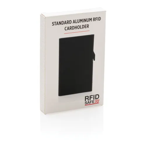 Standard alumínium RFID kártyatartó Fekete 