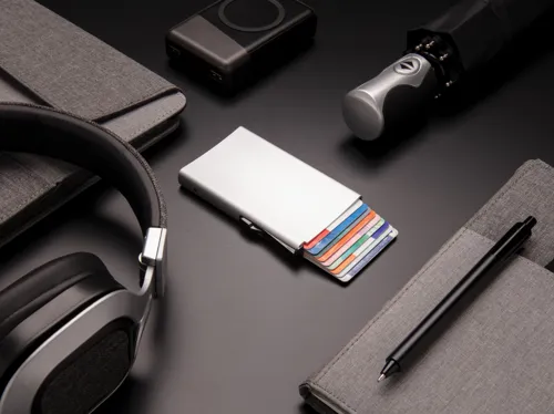 Standard alumínium RFID kártyatartó Szürke 