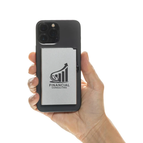 Standard alumínium RFID mágneses telefonkártya-tartó Szürke 