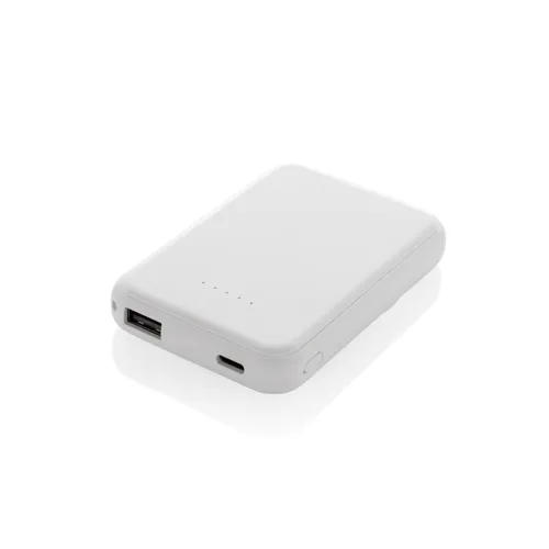 Stellar RCS újrah. műanyag 5000 mAh 5W mágneses powerbank Fehér 