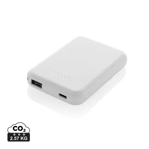 Stellar RCS újrah. műanyag 5000 mAh 5W mágneses powerbank Fehér 
